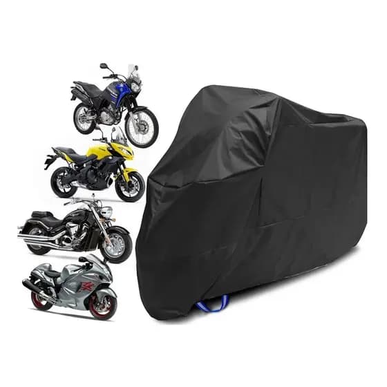 Capa para cobrir Moto Protetora Sol Chuva Impermeável GG,moto com bau