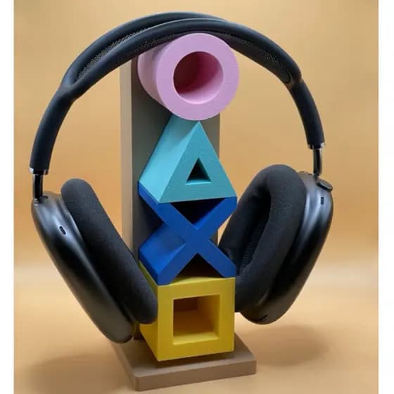 Porta fone de ouvido estilo vídeo game moderno nitendo console