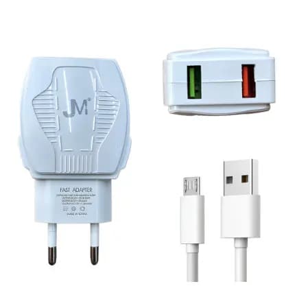 Carregador Micro Usb 5.1A Com 2 Entradas USB Fast Charger