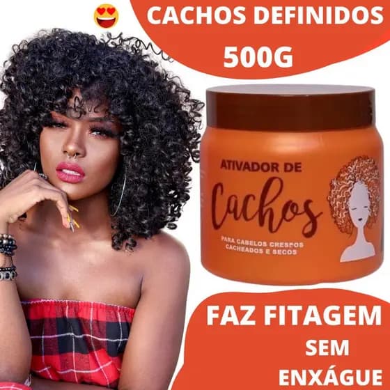 Kit 4 Ativador de Cachos Naxos Definição de Cachos, Anti Frizz, Hidratação para Cabelos