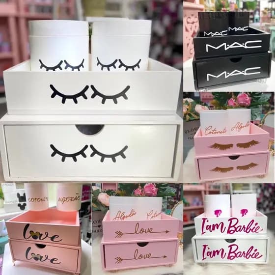 kit organizadores 4 peças! *ao comprar enviar modelo*
