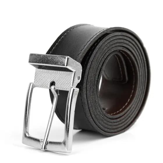 Cinto Masculino Basico Preto Fivela Prata Cinto Social Cinto Correia