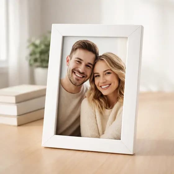 Porta Retrato 10x15cm A6 Com Suporte Para Fotos Decorativo Sala Quarto
