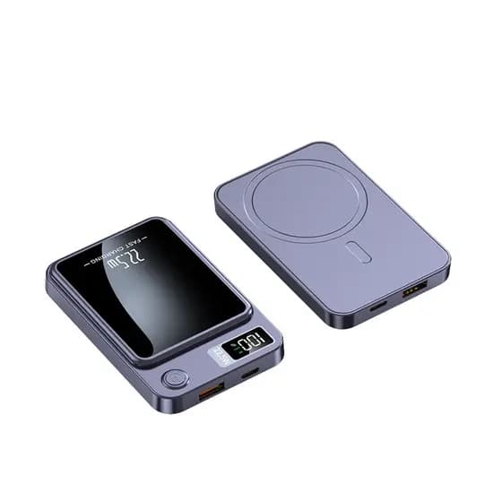 Carregador Portátil Power Bank Indução Magnética 10000mAh 22.5W Compatível iPhone Samsung Viagem Diária -A7
