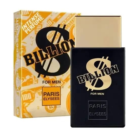 Perfume Billion For Men 100ml - Paris Elysees Perfume Masculino Billion EDT Original Lacrado Com Nota Fiscal