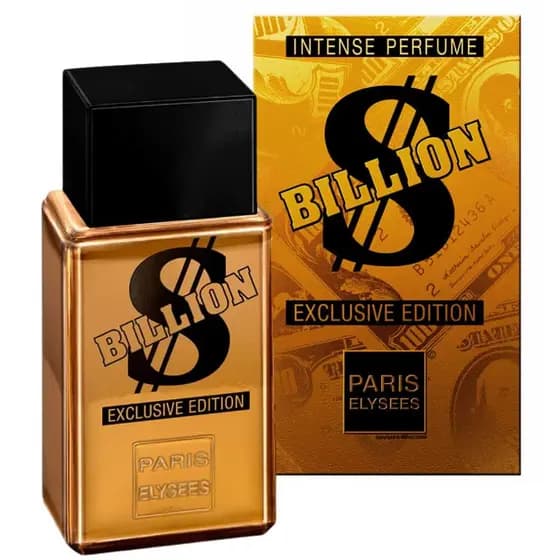 Billion Exclusive Edition Perfume Masculino Lançamento Paris Elysées 2024 Eau De Toilette Original
