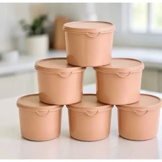 Pote Plástico com Tampa para Alimentos 1L– Organizador Multiuso