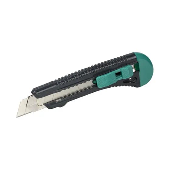 Estilete 18mm Wolfcraft 414600 pra Corte Preciso em Embalagem, Plástico e Carpete