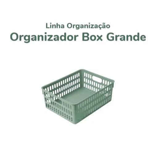 Cesto organizador Box Grande – Linha Organização