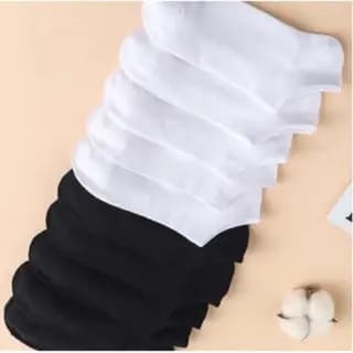 Kit 18 pares De Meia Algodão cano medio Soquete Preta Branca Ou Mista Feminina Masculino Unissex Algodao Premium