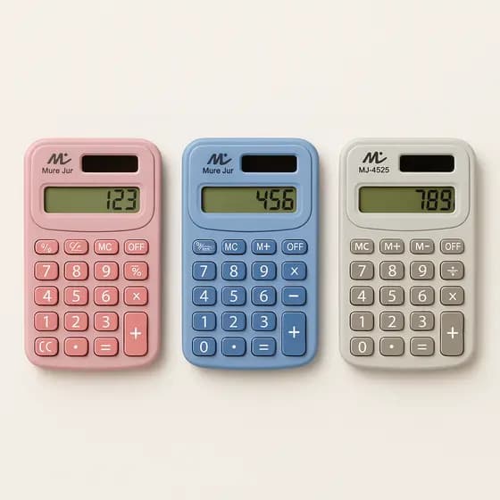 Calculadora Mini Pequena De Bolso Colorida Portátil com 8 Dígitos