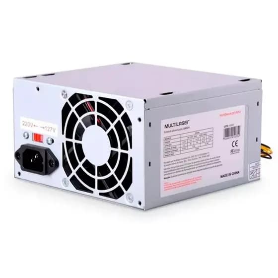 Fonte ATX Nominal Sata Ide 24 Pinos seminova revisada de ótima qualidade (180w a 230w)