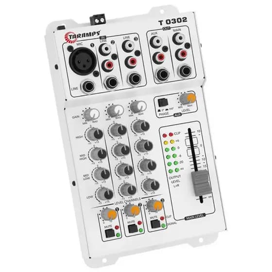 Mesa De Som Automotivo Equalizador Taramps T0302 3 Canais