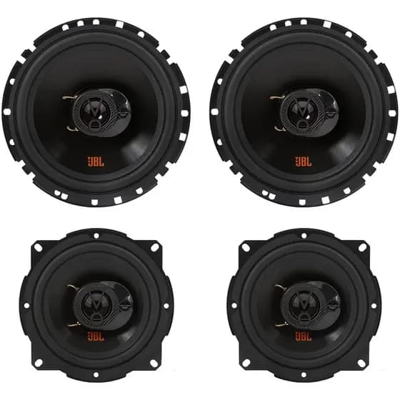 Kit 4 Alto falantes 6" e 5" JBL 6TRFX55 e 5TRFX55 220w Rms 4 Ohms Flex 4 Triaxial 6 Polegadas