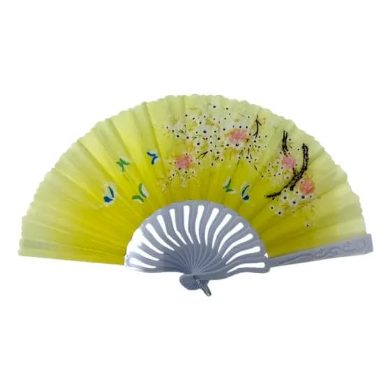 Leque Tecido Carnaval Festas Fantasia Casamento Oriental
