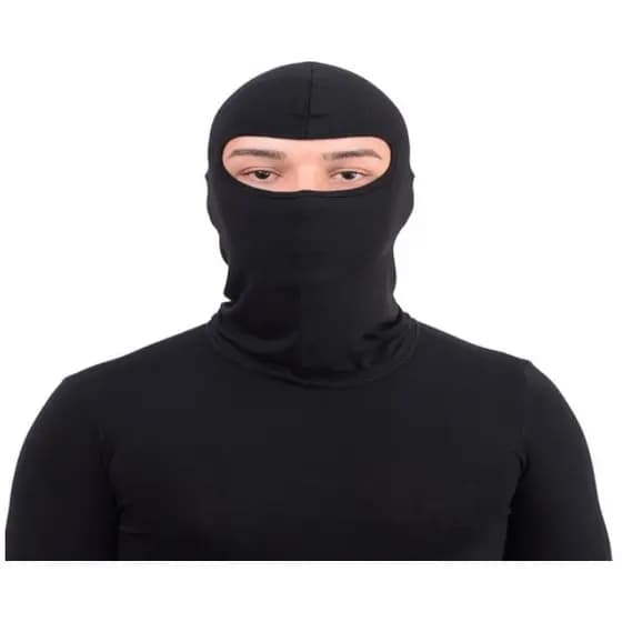 (2 PEÇAS) Touca Ninja Capuz para Motoqueiro MilitarTática Máscara com gola Balaclava (KIT 2 PEÇAS)