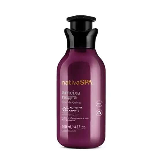 Loção Hidratante Desodorante Corporal Nativa Spa Ameixa Negra 400ml