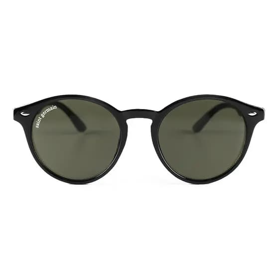Óculos de Sol Redondo Preto Clássico Lincoln Green Black SG