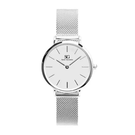 Relógio Feminino Prata Saint Germain Harlem Silver 32mm