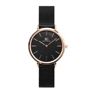 Relógio Feminino Preto Saint Germain - Houston Rosé Gold 32mm