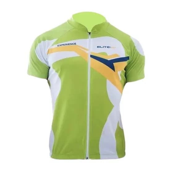 Camiseta Elite Verde Uv 50 Ciclismo Bike