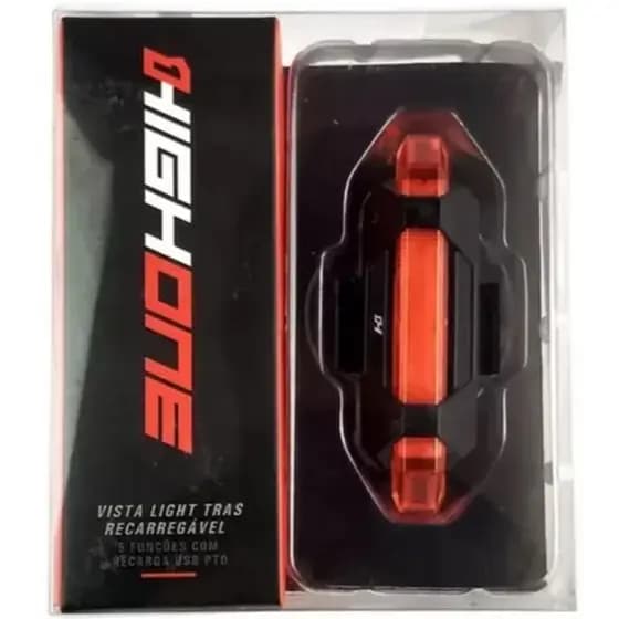 Luz Traseira recarregável High One – 5 funções