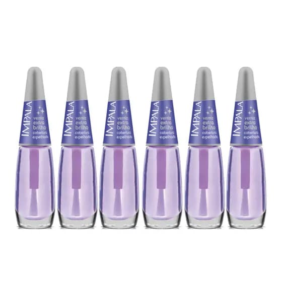 Kit 06 Esmaltes Impala Verniz 7,5Ml