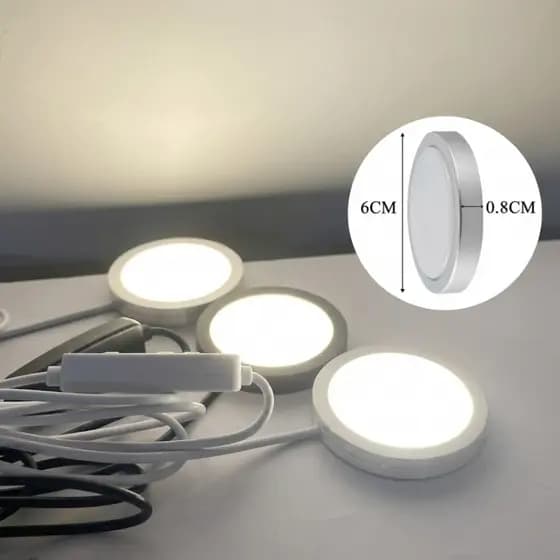 Kit LED USB Para Luminária 3D Bambu Lab Maker Quente Frio Plug And Play Com Fita Dupla Face