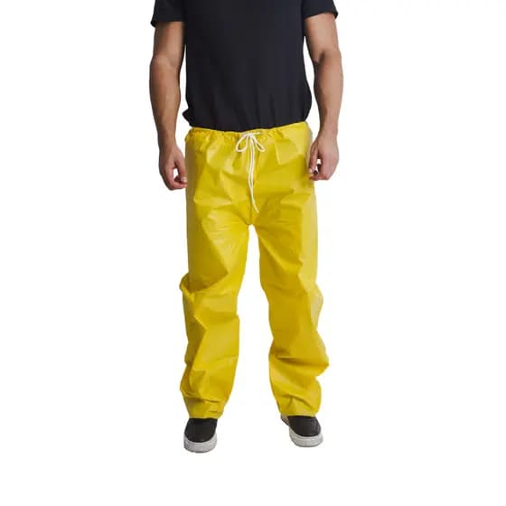 Calça Pvc Impermeável Forrada Cordão Proteção Segurança