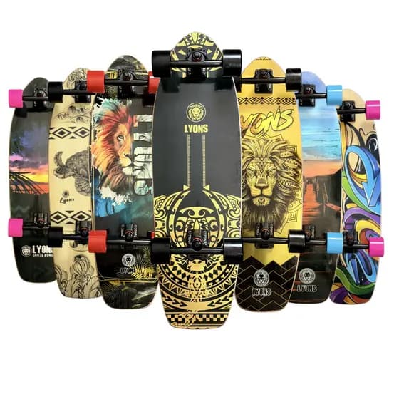 Skate Simulador De Surf Profissional Com Truck Revenge modelo - CX4 E Rolamentos Abec 15