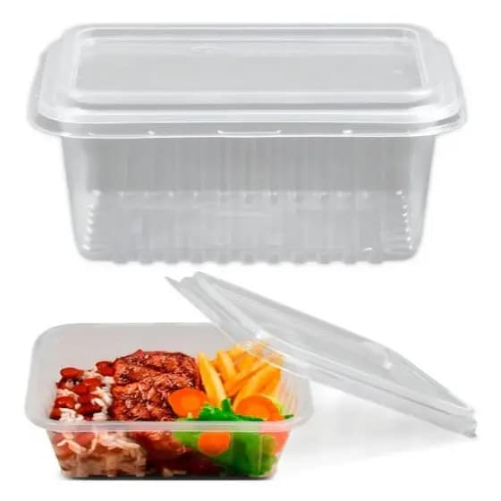 Kit 25 Marmita fitness Potes 250ml / 500ml /1000ml Fitness Fit Freezer Microondas dieta CRISTALCOPO