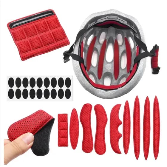 Kit Forro Para Capacete Bike Bicicleta Almofada Tamanho Universal