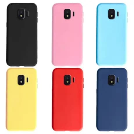 Capa Capinha Silicone Aveludada J2 Core J260+pelicula 3d