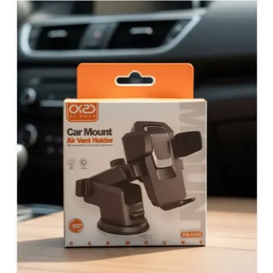 Suporte Veicular de Celular Anti Queda Ventosa Para Carro Painel Vidro Universal Trava Automática
