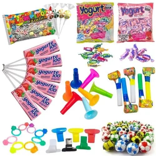 Kit Doces Brinquedos Lembrancinha Dia das Crianças Festa