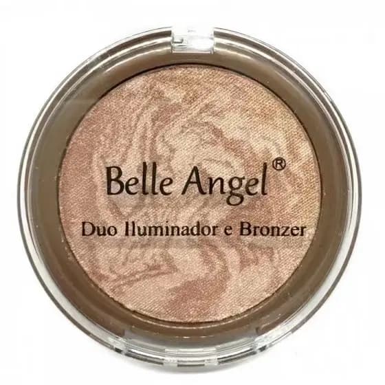 Duo Iluminador e Bronzer Belle Angel B025