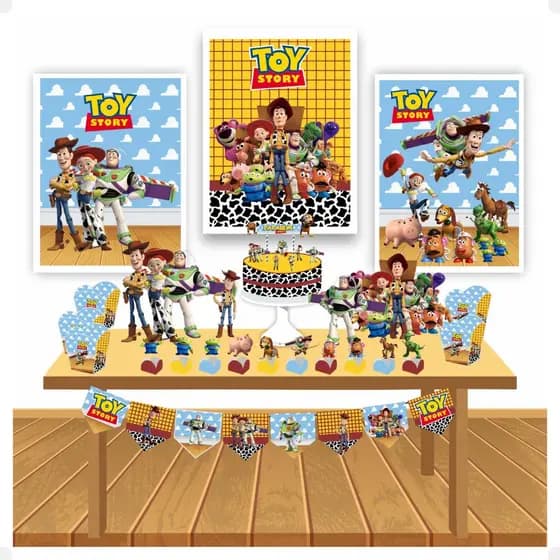 Kit Festa Aniversário Toy Story Infantil Decoração só um bolinho em Casa