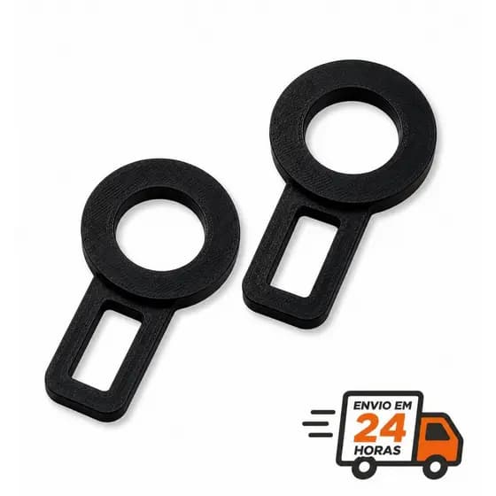 Kit Fivelas Cinto Carro Anti Alarme Segurança Praticidade Estilo Veicular Acessório Funcional