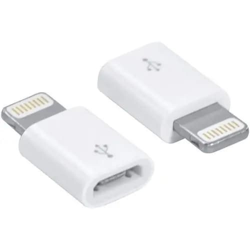 20ps Adaptador Lightning para Micro Usb V8 Carregador