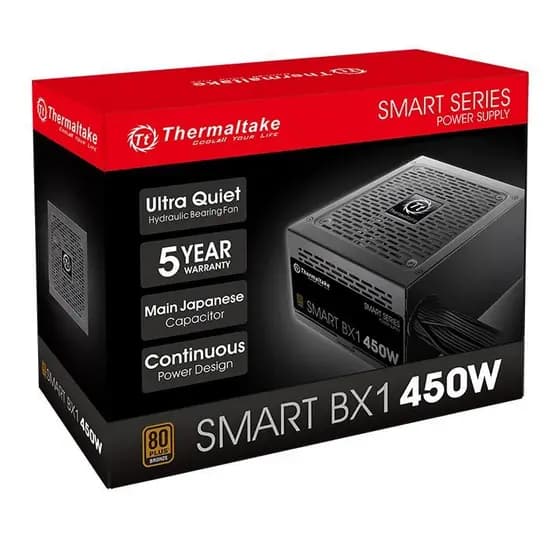 Fonte 450W TT SMART BX1 80+BRONZE PS-SPD-0450NNFABB-1