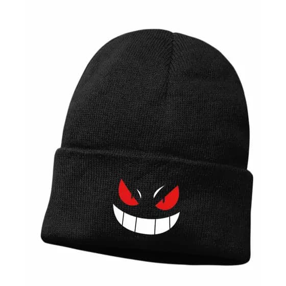 Touca Gorro de Lã Inverno Frio Gengar Pok