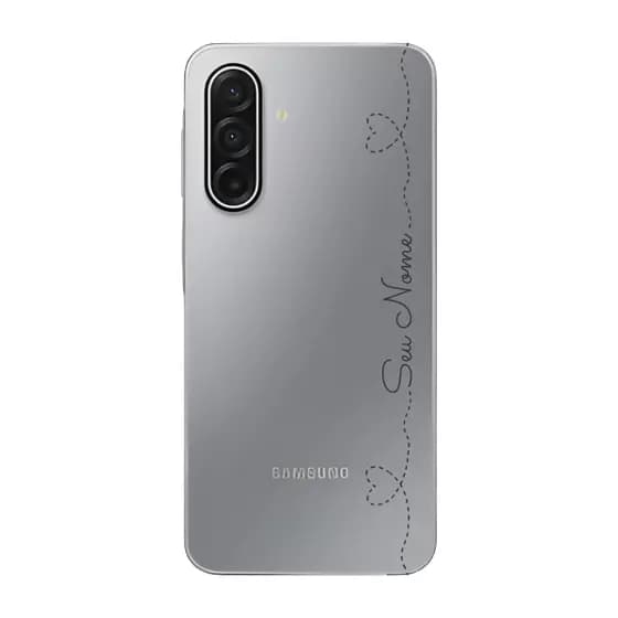 Capinha para Samsung A17 Anti Impacto Personalizada - Com Nome na lateral - Fundo transparente