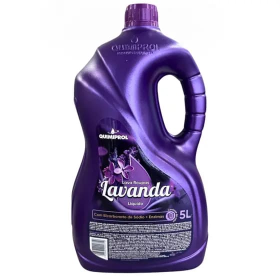 Sabão Líquido Lavanda com Bicarbonato De Sódio e Enzimas poderosas com óleo essencial de Lavanda