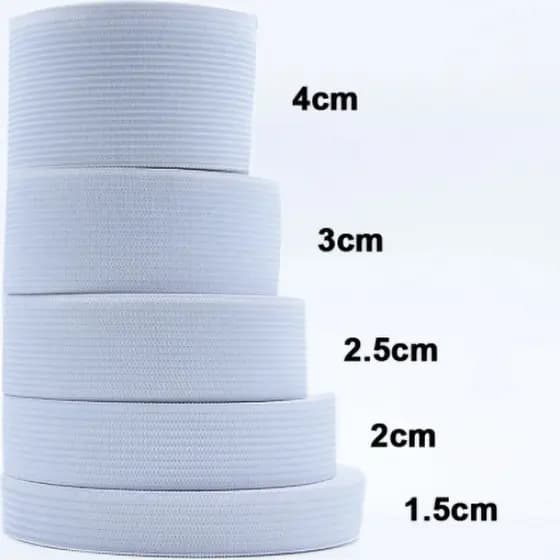 25 metros faixa elástica plana para costura de roupas acessórios de nylon correia vestuário acessórios de costura