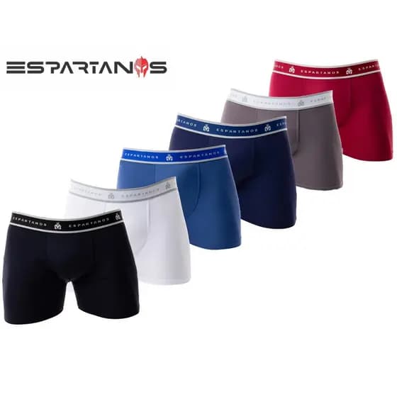 Cueca Boxer Masculina Microfibra Original Espartanos