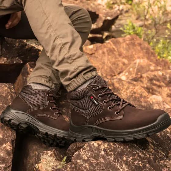 Bota de Segurança Masculina Bracol Tipo Tênis Coturno Adventure