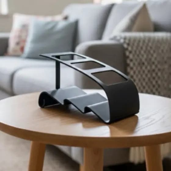 Porta Controle Remoto TV Ar Condicionado para 3 Controles Suporte Organizador