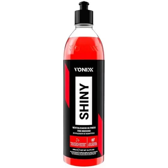 Shiny Revitalizador Pneu Pretinho Longa Duração Vonixx 500ml