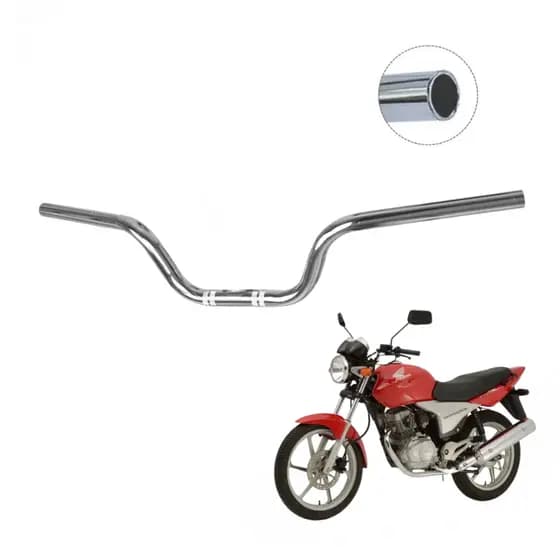 Guidão Guidon Moto CG Titan Sport 150 ano 2005 á 2008 Cromado Preto Pro Tork