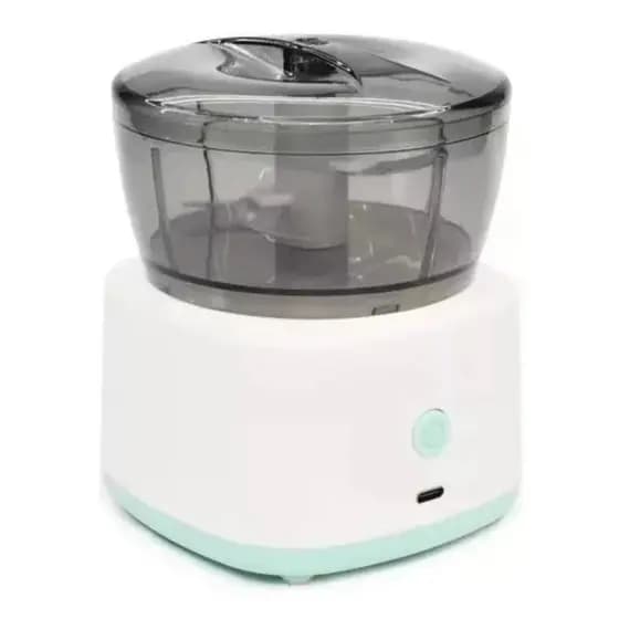 Mini Processador de Alimentos Elétrico 350ml Recarregável USB Triturador